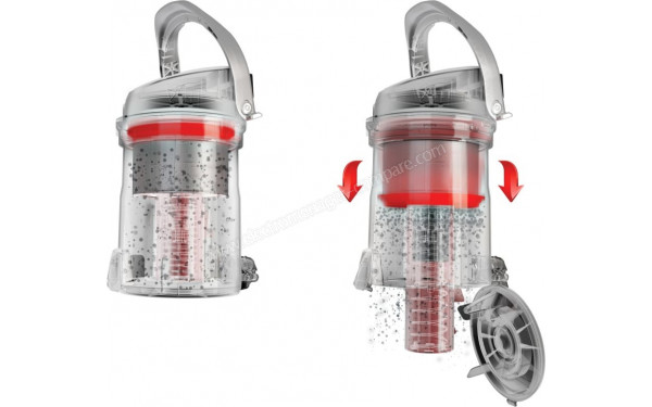 HOOVER HP720PET - Syst&egrave;me de vidage facile