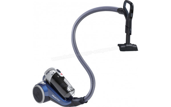 HOOVER RC69PET - Vue 3/4 gauche avec brosse meubles