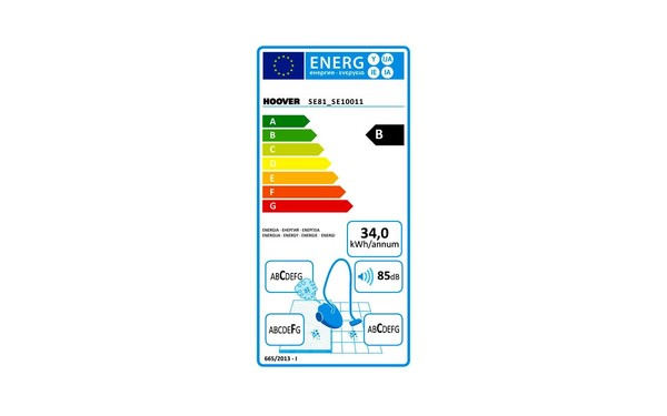 HOOVER SE81_SE10 - &Eacute;tiquette &eacute;nergie