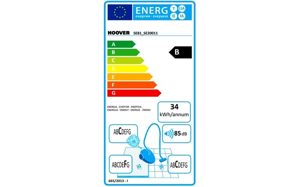 HOOVER SE81_SE20 - &Eacute;tiquette &eacute;nergie