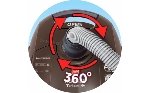HOOVER TE70_TE28 - Rotation du flexible (cr&eacute;dit : Boulanger)