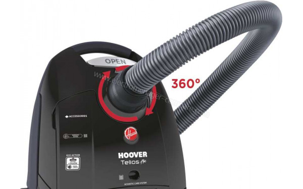 HOOVER TE76PAR - Rotation du flexible &agrave; 360&deg;