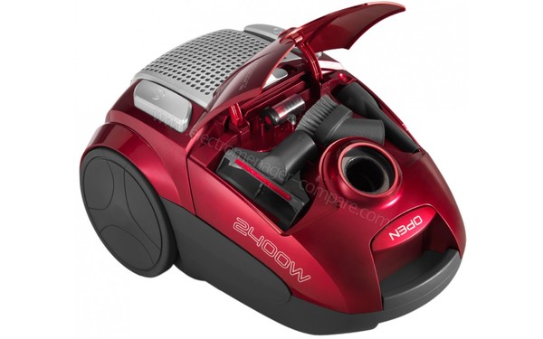 HOOVER TTE 2408 - Vue 3/4 gauche capot ouvert