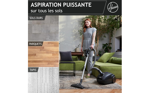 HOOVER TXLZ72HM - Aspiration puissante