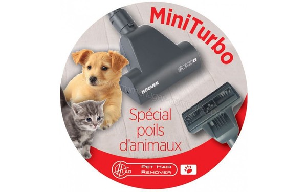 HOOVER XP81_XP25 - Brosse sp&eacute;ciale poils d'animaux (cr&eacute;dit : Boulanger)