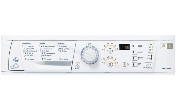 HOTPOINT ARMXXF 145 - Panneau de commandes