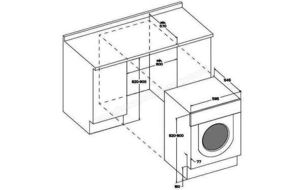 HOTPOINT BI WMHL 71283 EU - Sch&eacute;ma technique