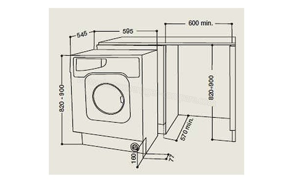 HOTPOINT CAWD 129 (EU) - Plan d'installation