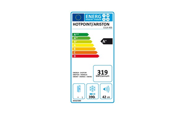 HOTPOINT CS1A400 - &Eacute;tiquette &eacute;nergie