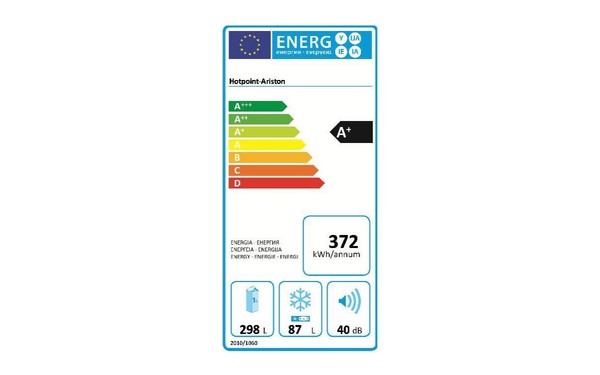 HOTPOINT E4DG AA X MTZ - &Eacute;tiquette &eacute;nergie