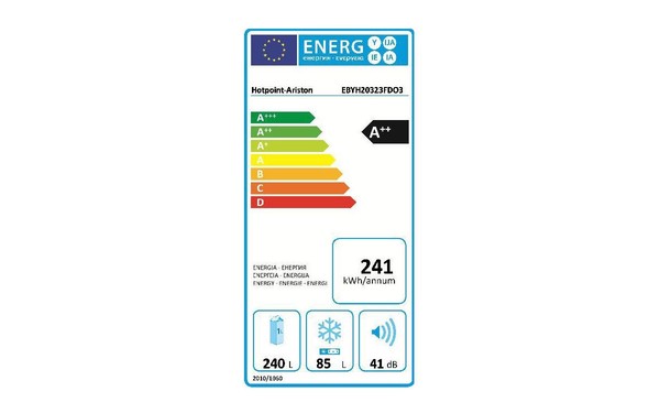 HOTPOINT EBYH 20323 F D O3 - &Eacute;tiquette &eacute;nergie