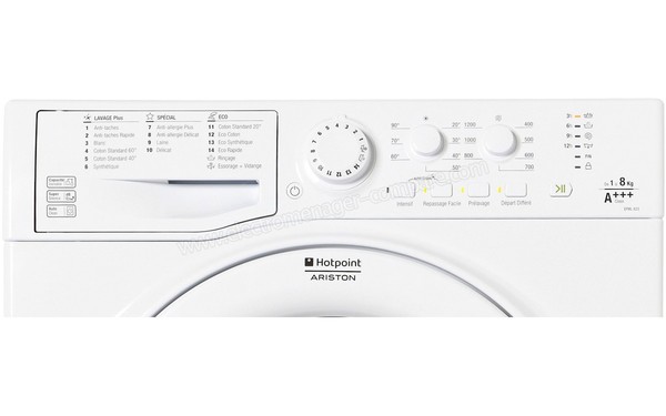 HOTPOINT EFML 823 FR - Panneau de commandes (cr&eacute;dit : Boulanger)