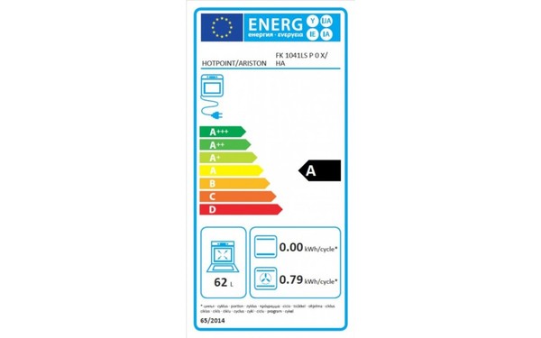 HOTPOINT FK 1041LS P 0 X/HA - &Eacute;tiquette &eacute;nergie
