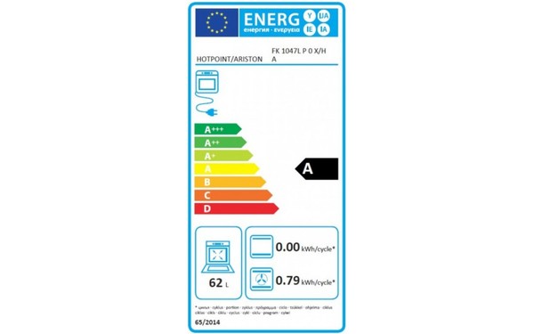 HOTPOINT FK 1047L P 0 X/HA - &Eacute;tiquette &eacute;nergie