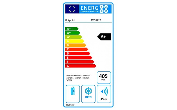 HOTPOINT FXD 822 F - &Eacute;tiquette &eacute;nergie