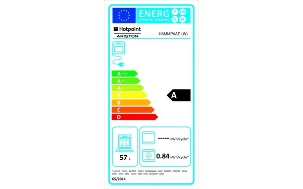 HOTPOINT H6MMP6AE (W) - &Eacute;tiquette &eacute;nergie