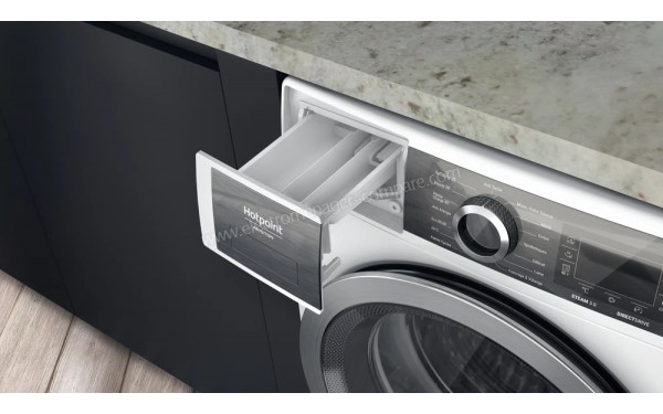 HOTPOINT H6W045WBFR - Zoom sur le tiroir lessiviel