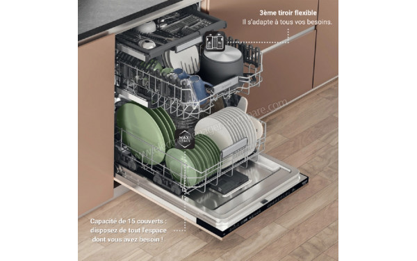 HOTPOINT H7IHP40L - Vue de l'int&eacute;rieur