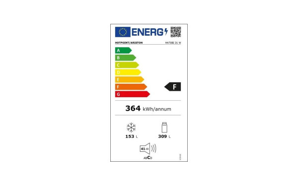 HOTPOINT HA70BI31W - &Eacute;tiquette &eacute;nergie v2
