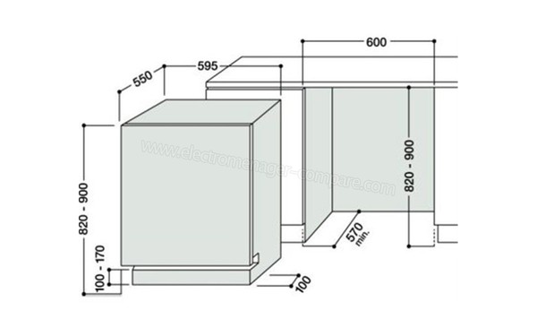 HOTPOINT HDB 4B116 EU - Sch&eacute;ma technique
