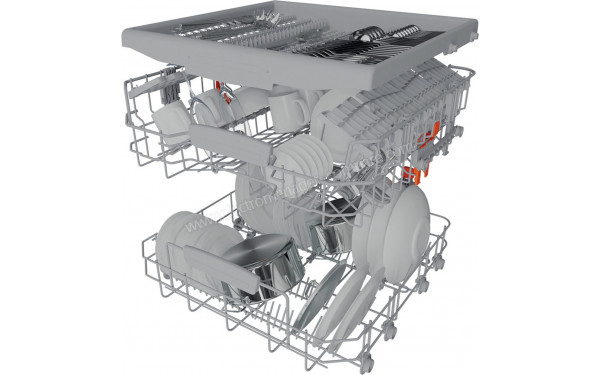 HOTPOINT HIC3C26NWF - Vue des paniers