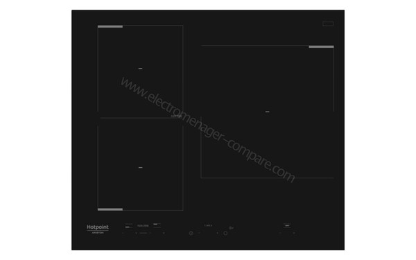HOTPOINT HKID 631 BL C 2018 - Vue du dessus