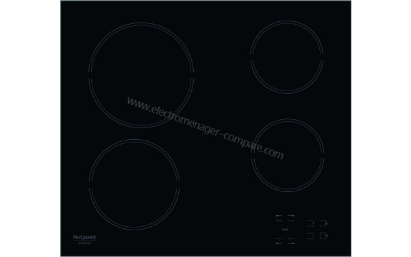 HOTPOINT HR631C - Vue du dessus