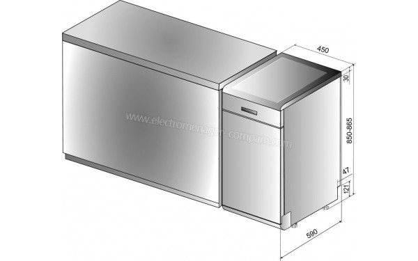 HOTPOINT HSFO3T223W - Sch&eacute;ma technique