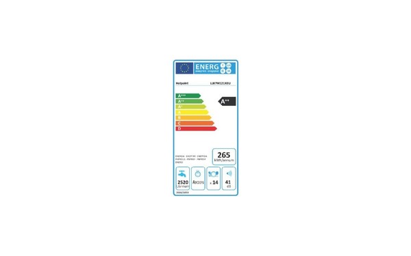 HOTPOINT LLK 7M121 X EU - &Eacute;tiquette &eacute;nergie