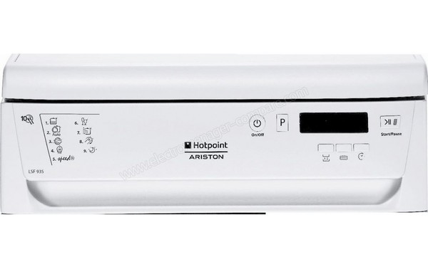 HOTPOINT LSF 935 W - Panneau de commandes