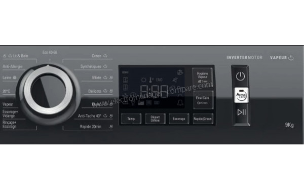 HOTPOINT NAM11945BMFRN - Panneau de commandes