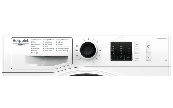 HOTPOINT N CO M10 743 B FR - Panneau de commandes
