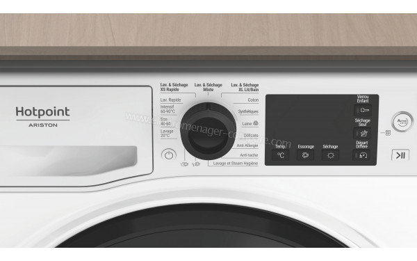 HOTPOINT NDB9636KAFR - Panneau de commandes