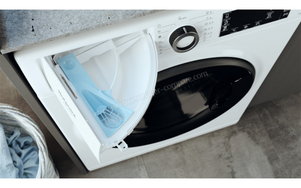 HOTPOINT NLCD10468WDAWEUN - Zoom sur le tiroir lessiviel
