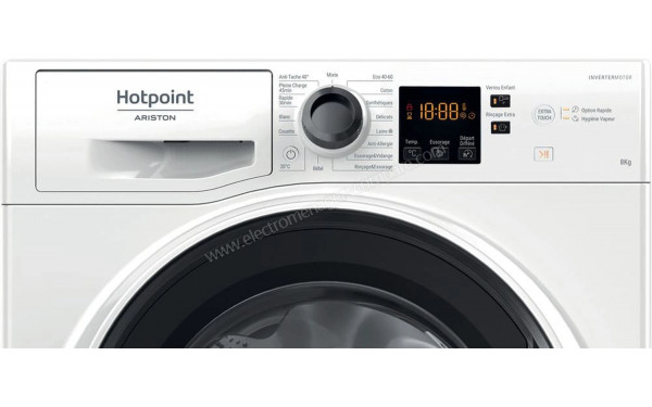 HOTPOINT NS8469WKFR - Panneau de commandes