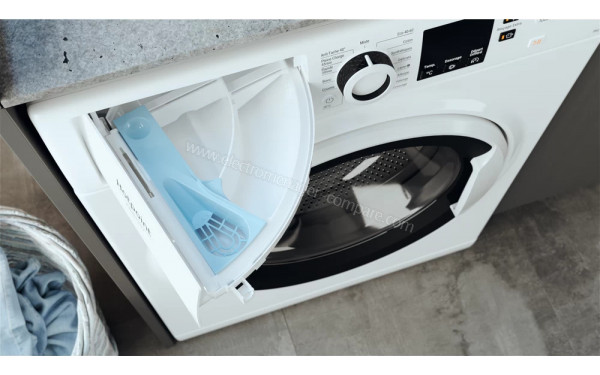 HOTPOINT NSH844CWWFRN - Zoom sur le tiroir lessiviel