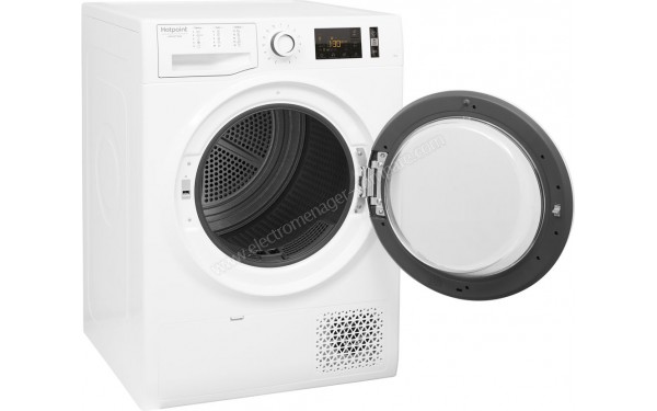 HOTPOINT NT M11 91WK EU - Vue 3/4 gauche hublot ouvert