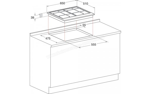 HOTPOINT PKL 641 D2/IX/HA - Sch&eacute;ma technique