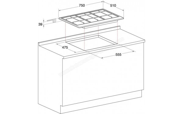 HOTPOINT PKL 752 IX/HA - Sch&eacute;ma technique