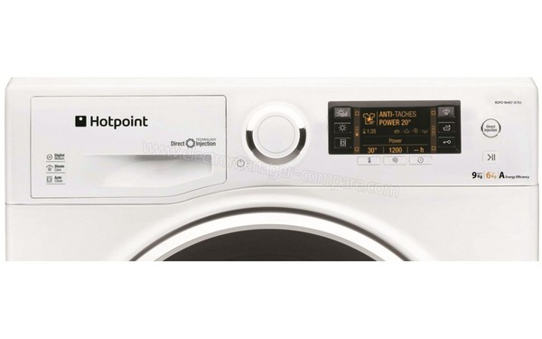HOTPOINT RDPD 96407 JX EU - Panneau de commandes (cr&eacute;dit : But)