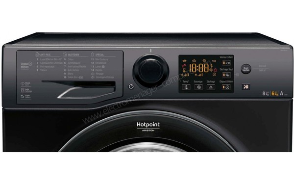 HOTPOINT RDSG 86407 KK FR - Panneau de commandes