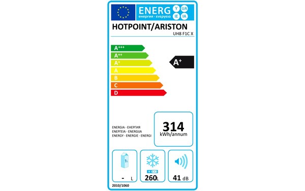 HOTPOINT UH8 F1C X - &Eacute;tiquette &eacute;nergie