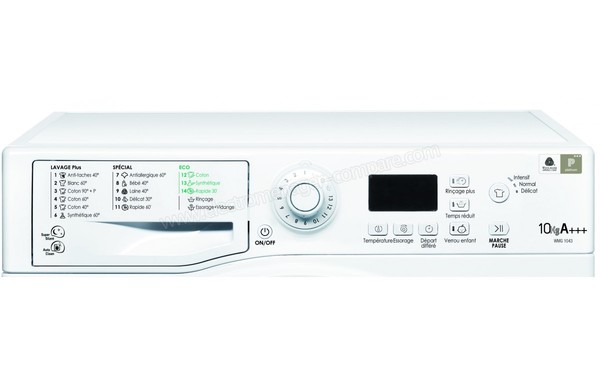 HOTPOINT WMG 1043 B FR - Panneau de commandes
