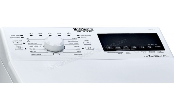 HOTPOINT WMTG 722 H FR - Panneau de commandes