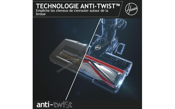 HOOVER HF916BF - Technologie Anti-Twist