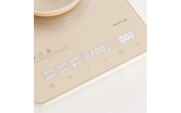 IKOHS PRO-PIRAX Cr&egrave;me - Panneau de commandes