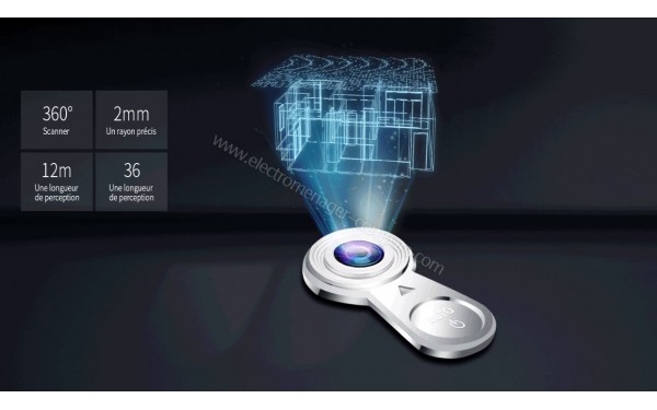 ILIFE A8 Noir - Panoview : Analyse intelligente des pi&egrave;ces