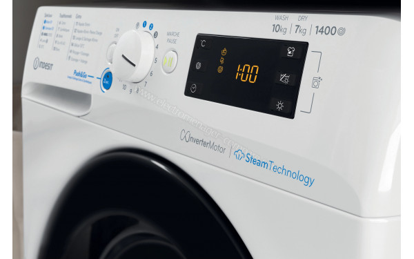 INDESIT BDE107436WKVFR - Panneau de commandes