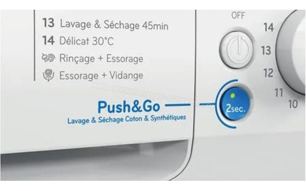 INDESIT BDE107448WKVFR - Vue des programmes