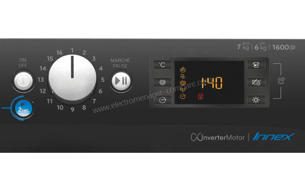 INDESIT BDE761682XKFRN - Vue des programmes